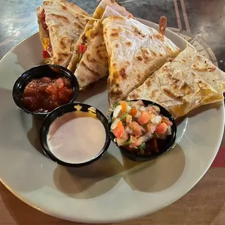 Crab-Shrimp Quesadillas