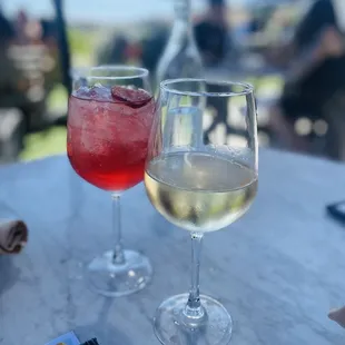 Berry Sangria &amp; Pinot Grigio.