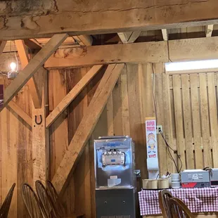 Ice cream and dessert area. I did not want to put others in picture so I took one of the area behind us.