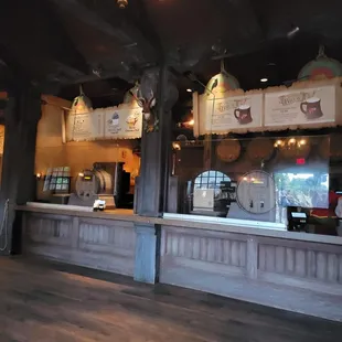 the inside of the restaurant