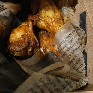 Nashville hot chicken wings