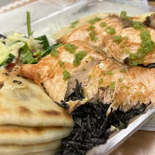 a meal in a plastic container