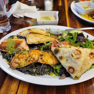 Salmon Gyro plate