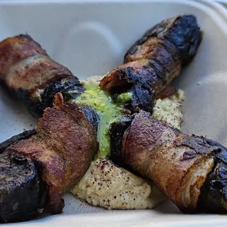 Traditional Dolmades Wrapped in Bacon