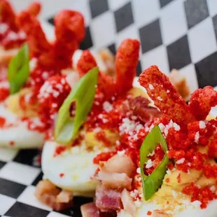 Flamin&apos; Hot Deviled Eggs