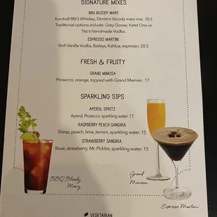 Breakfast drinks