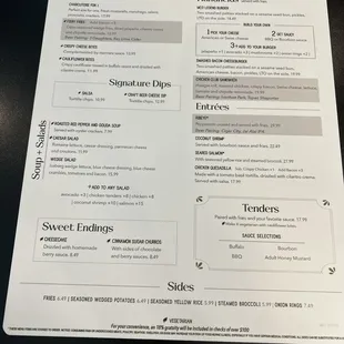 Menu - December 2024