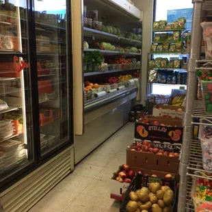 a view of a grocery store