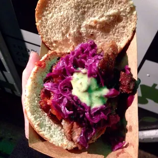 Pork belly sandwich is my favorite from this food truck.