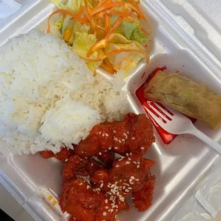 L9. Orange Chicken Lunch Special