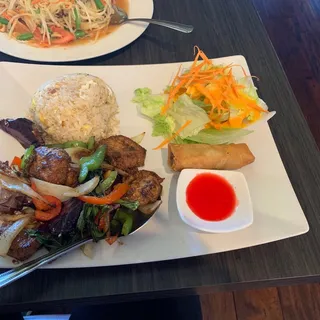 L10. Spicy Eggplant Lunch Special