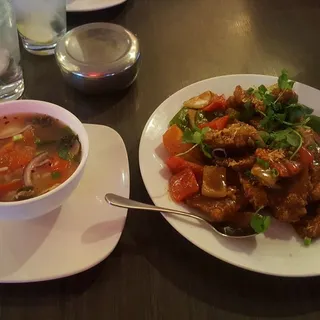 E10. Fried Fish with Black Pepper Sauce