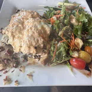 Open faced Reuben
