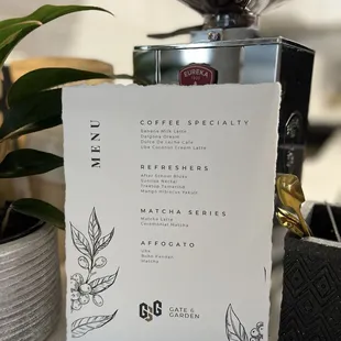 Sample menu in December 2023 when I went to the menu tasting (not sure if it's been changed/updated)