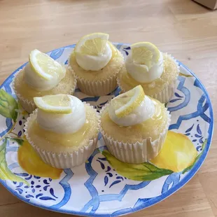 Triple Lemon Cupcakes. Lemon cake, lemon curd filling, with lemon butter cream. Refreshing and just the right amount of lemon sweetness.