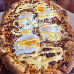 Brunch pizza