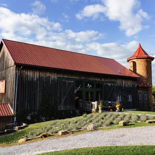 the entrance to the winery