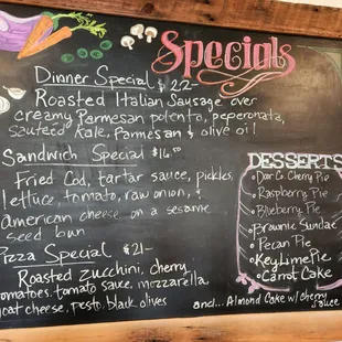 Specials board