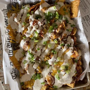 BBQ nachos