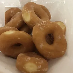 Yummy mini donuts. My granddaughter was in heaven.