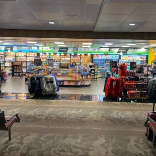 the inside of a store