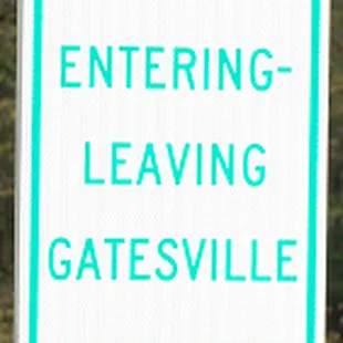 Gatesville Sign