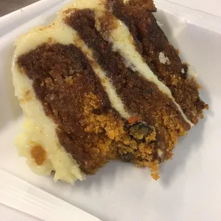 Thick n rich home baked carrot cake
