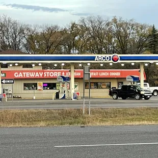 the gas station