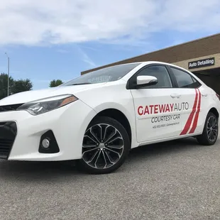 Gateway's fleet of loaner cars!
