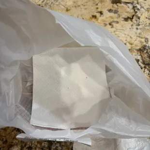 No cream cheeses or sauce in the bag that were paid for, thank you Gateway bagel. Serving Laredo the right way