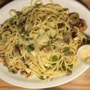 The Greek spaghetti at Gateway Café.