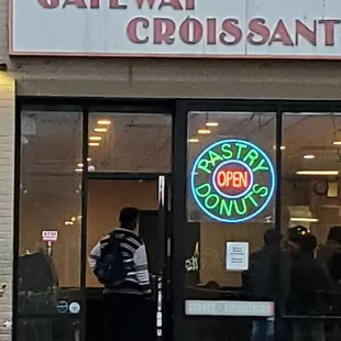 Best croissants with egg, bacon and cheese in the city.