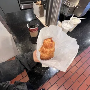 Ham and American Cheese Croissant