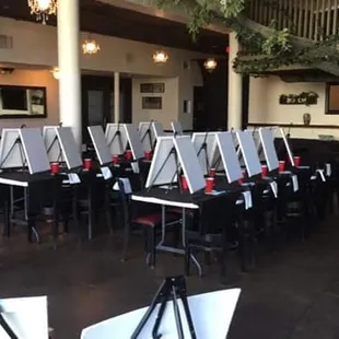 Before everyone arrived and the place looked immaculate.