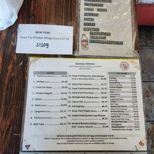 Menu prices as of November 2022