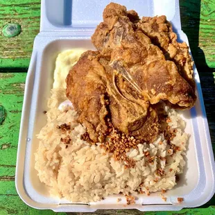 HK Style Porkchop Silog