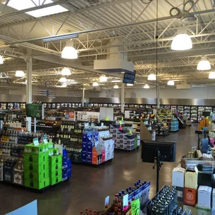 The store stays clean and has advanced technology to help us help you in your search for the best alcohol beverages.