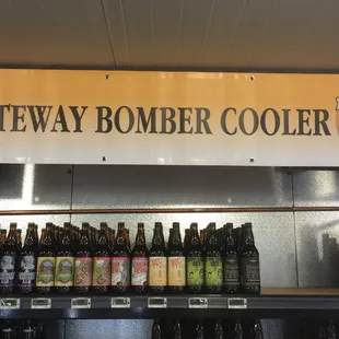 Gateway Liquor has a wide variety of beer with a walk-in Bomber Cooler!