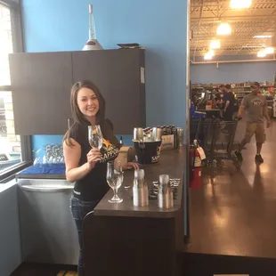 Our weekly tasting bar!