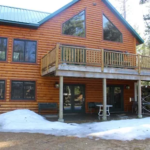 the front of the lodge