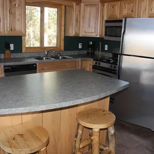 kitchen with stainless steel appliances