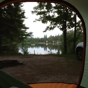 from our tent in Iron County, Gateway Lodge!