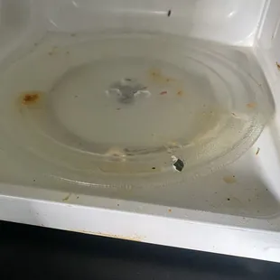 The microwave upon arrival.