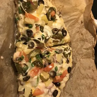 What's left of the delicious pizza!!!!