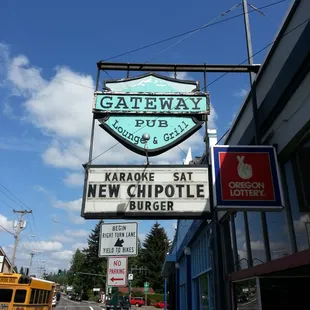 a neon sign for a new chippy burger