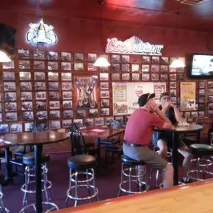 Post your bike on the walls.