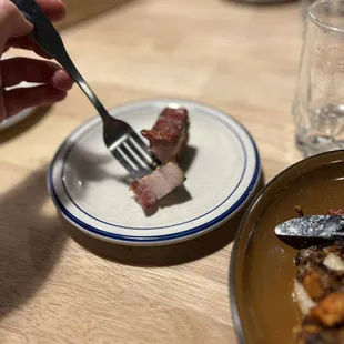 Sticky bacon unstuck : )