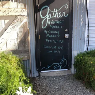 Hours are posted but the store is closed.