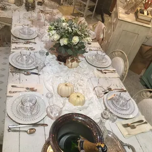 Gorgeous tablescape