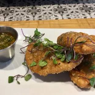 Empanadas with chimmichuri